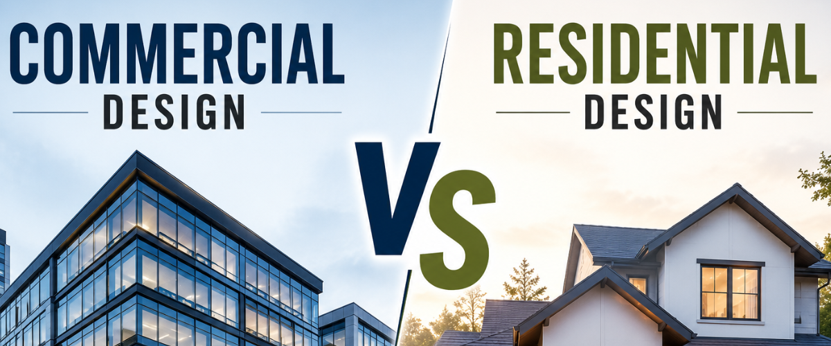 Commercial vs residential interior design