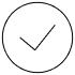 teenyicons tick circle outline