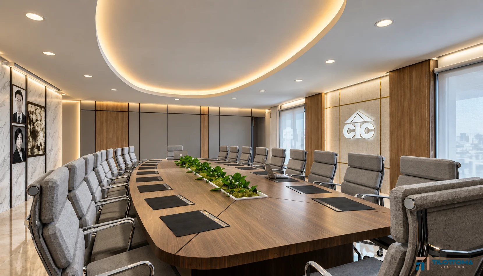 CICL office interior project meeting room2